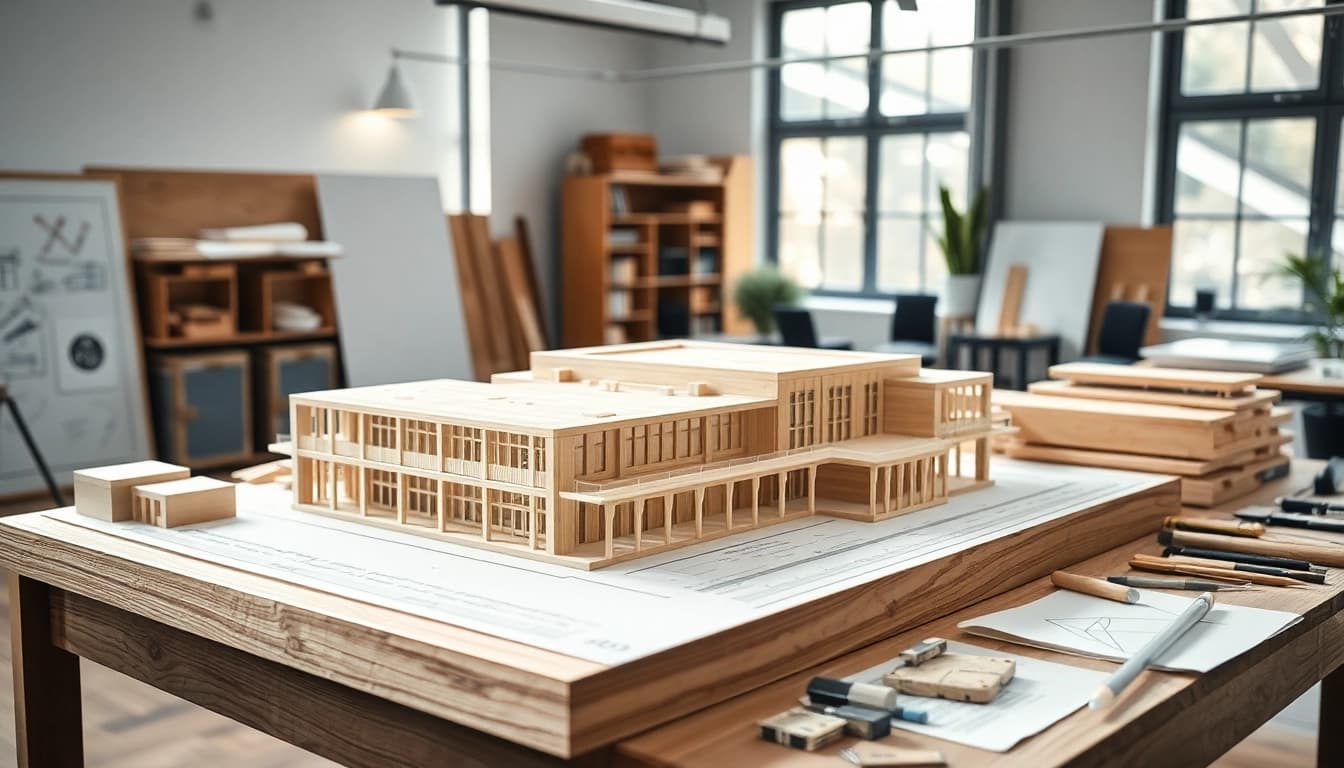 Erleben Sie architekturmodellbau Gelsenkirchen durch detaillierte Modelle und Werkzeuge in einer modernen Werkstatt.