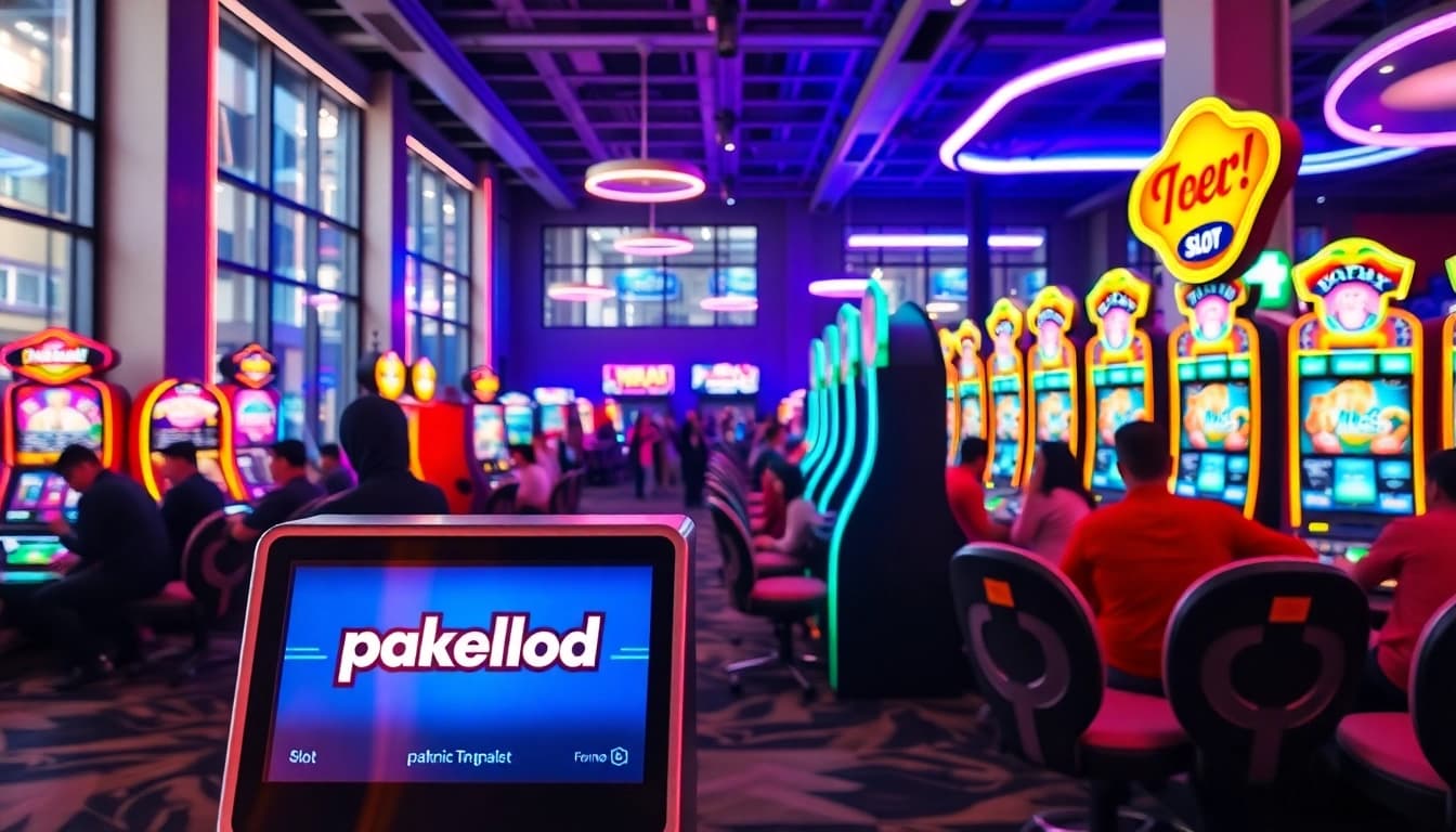 Menangkan pakde4d slot dengan keberuntungan di ruangan permainan slot yang ceria.