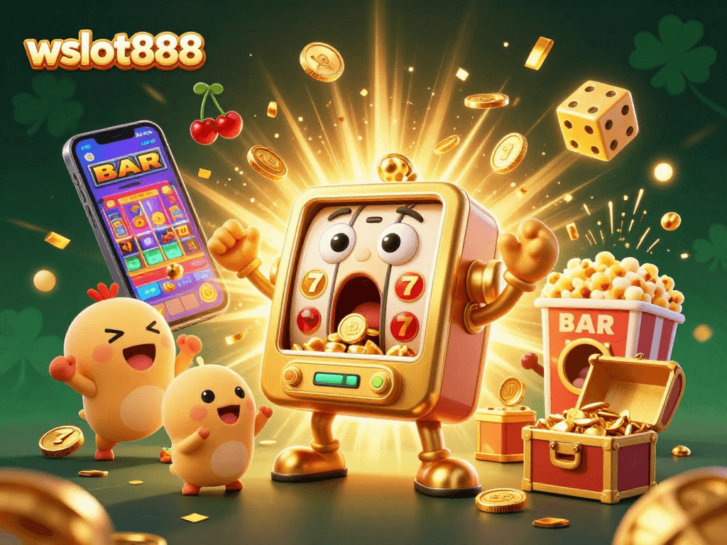 Slot jackpot wslot888 yang mengagumkan membawa koin dan kegembiraan ke permainan kasino!