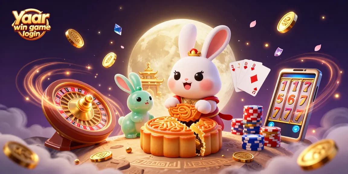 Engage in Yaar win game login with this vibrant casino-themed illustration featuring dynamic gaming elements.