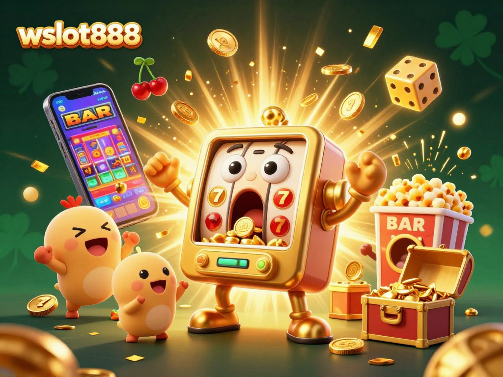 Slot jackpot wslot888 yang mengagumkan membawa koin dan kegembiraan ke permainan kasino!