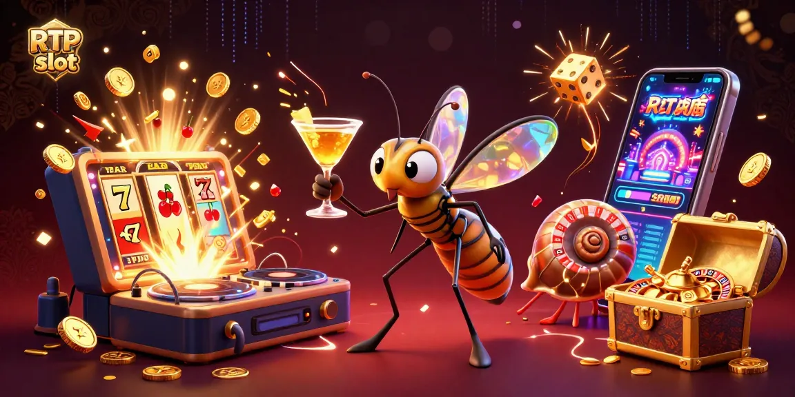 Experience high RTP slot excitement with a vibrant casino mascot and dynamic game elements.