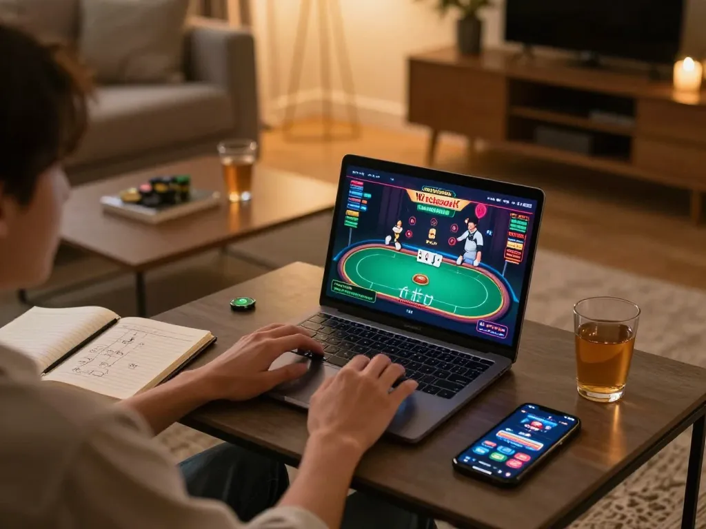 Engaging in online gaming at home with casino online americani for strategic poker gameplay