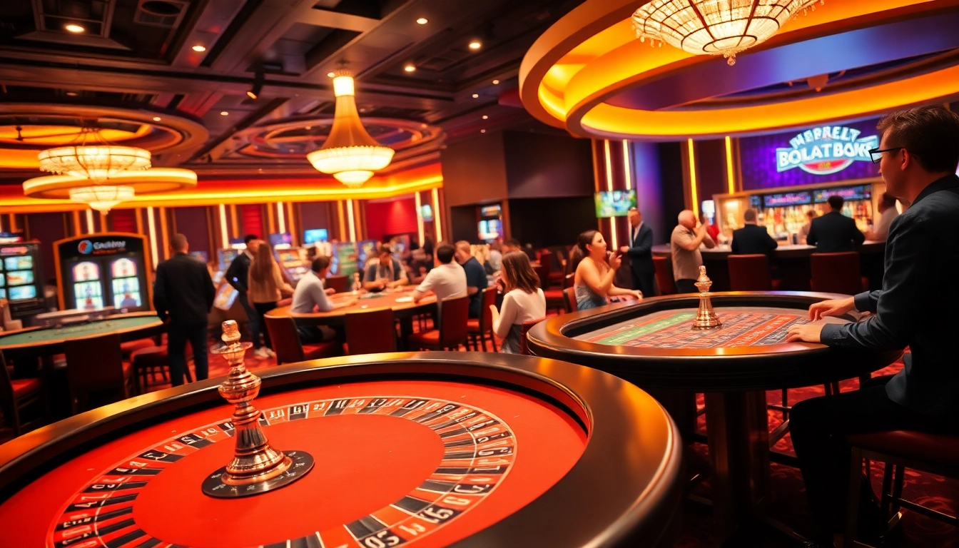 Experience thrilling games at Non gamstop Casino UK with vibrant energy and luxury decor.