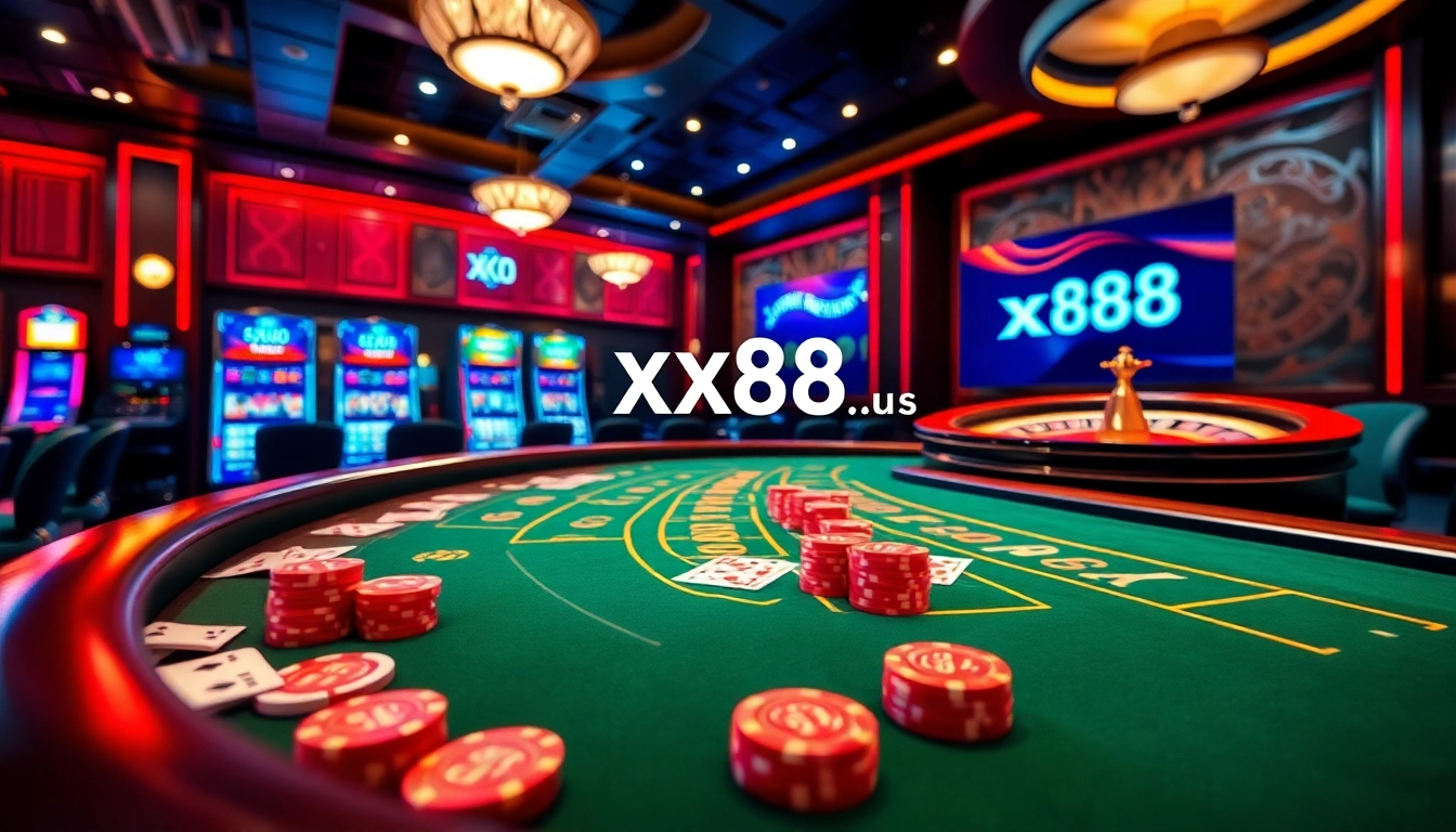 Experience vibrant baccarat gameplay and casino excitement at https://xx88.us/, highlighting thrilling card action and luxury.