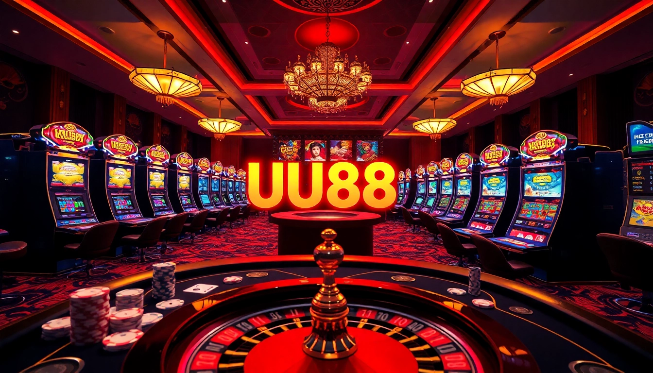 Experience the thrill of UU88 casino with vibrant tables and winning gameplay.