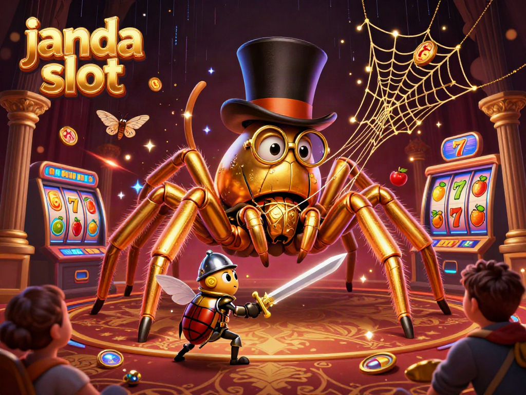Janda slot menawarkan pengalaman mendebarkan dengan tarantula emas dan ksatria kecil dalam ilustrasi ajaib.