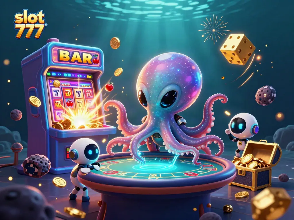 Mainkan slot 777 dengan jackpot besar di permainan slot intergalaksi yang menarik ini.