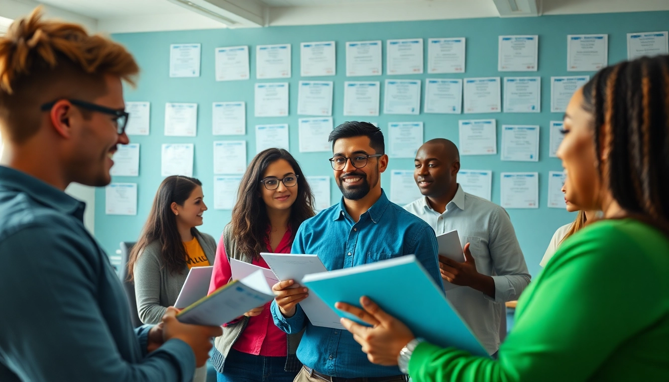 Engaging scene of IT certifications without studying in a dynamic learning environment.