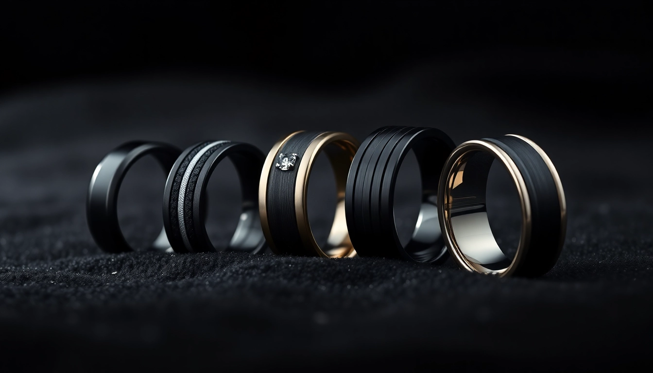 Stylish Black Wedding Rings for Men: Modern Choices for Lasting Bonds