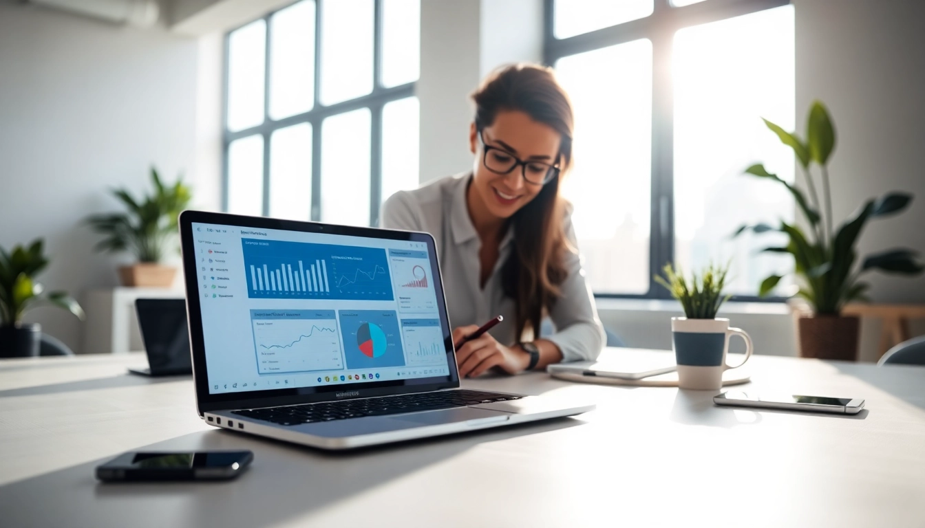 Streamline your workflow with the enterprise assistant platform interface in a modern office setup.