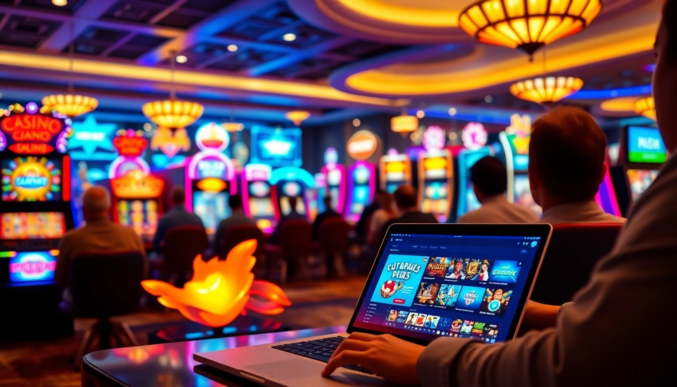 Engaging players at online casinos Canada experience vibrant gaming activities.