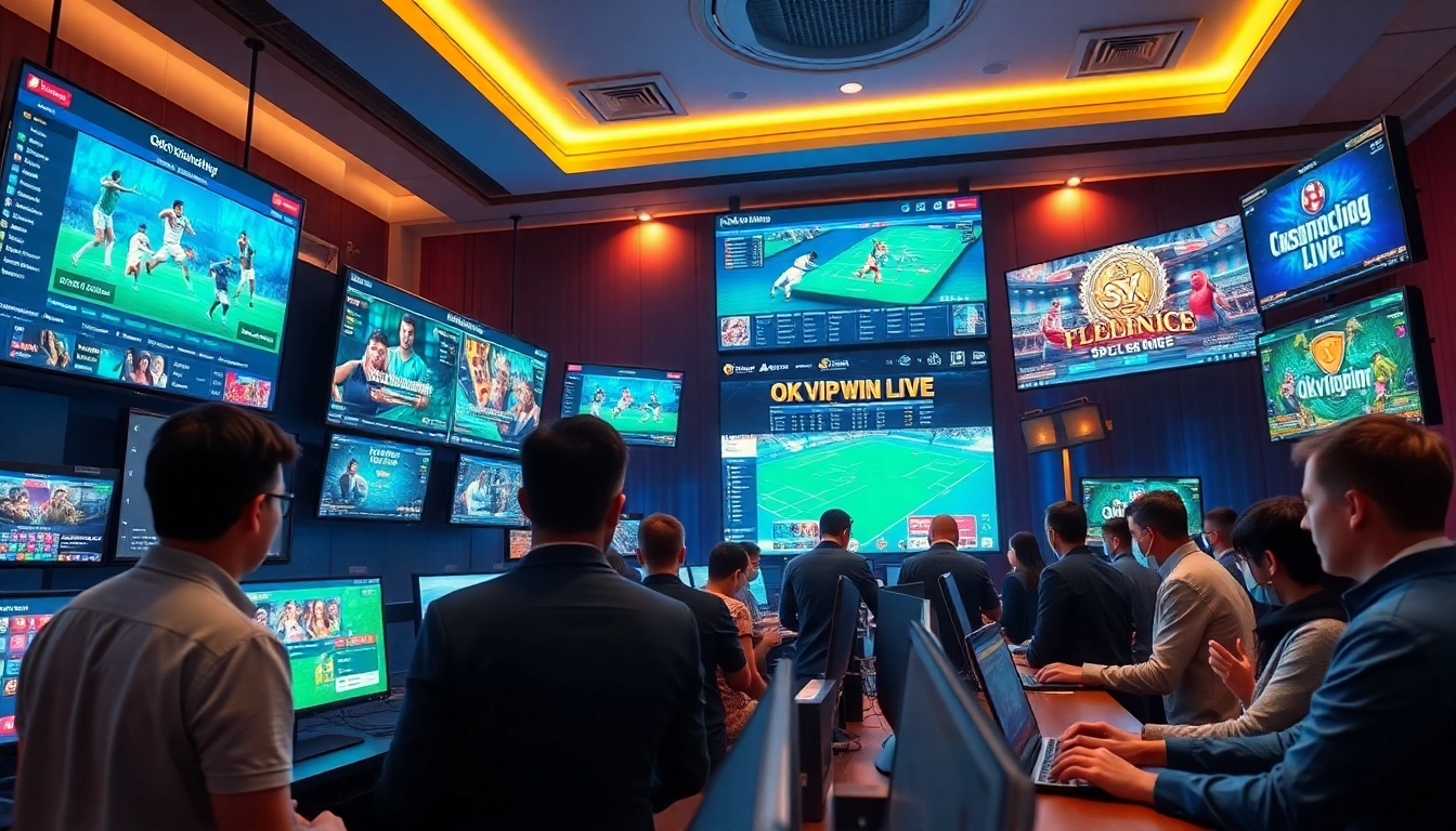 Experience the excitement of online betting at okvipwin.live, showcasing vibrant sports and casino gaming.