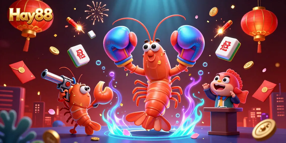 Engage with Hay88's thrilling gaming experience featuring vibrant underwater elements and 3D characters.