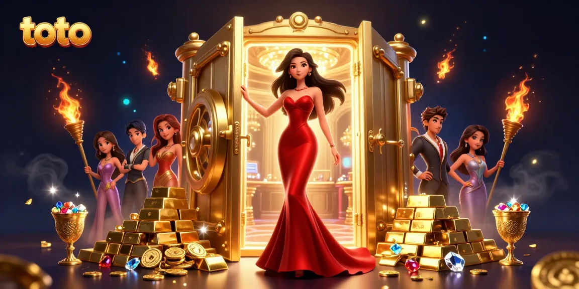 Play toto and win big with high RTP gaming experiences showcasing glamour and gold.