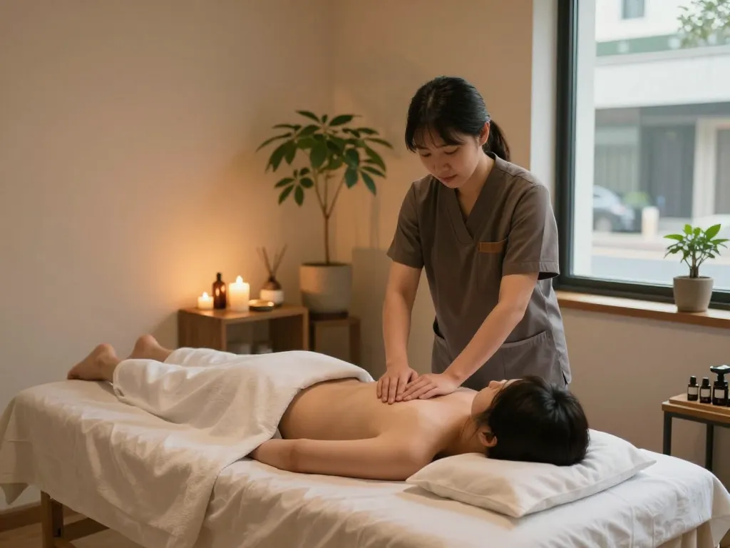 편안한 분위기의 조용한 마사지 스튜디오에서 신사동마사를 경험해보세요.