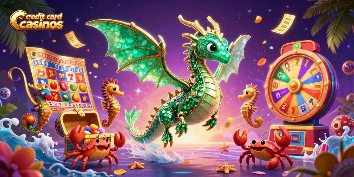 Experience the thrill of credit card casinos with vibrant slot games and dynamic elements.