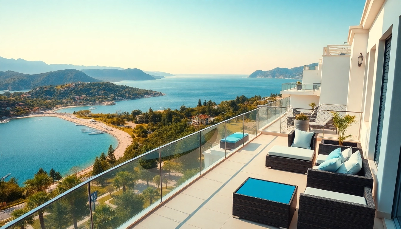 Look at this stunning apartment for sale in Alanya with ocean views and modern architecture.