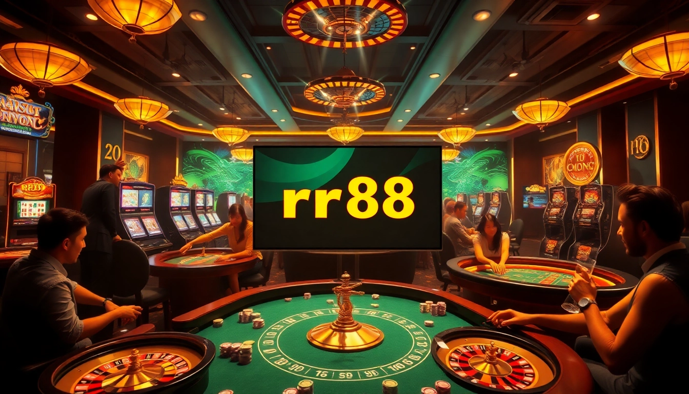 Experience thrilling gambling action at rr88 gratis with vibrant slots and poker tables.