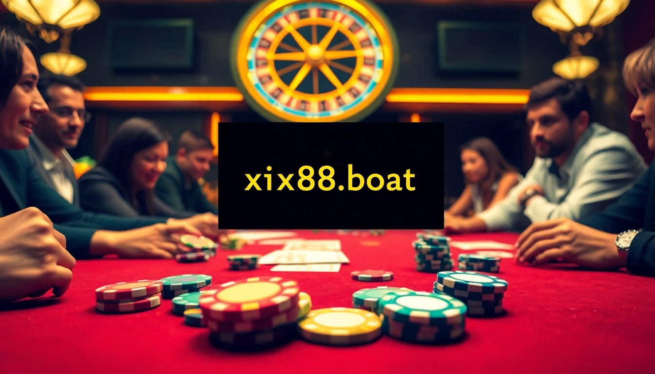 Join the action at https://xx88.boats/ as players enjoy thrilling poker games with vibrant chips and cards.