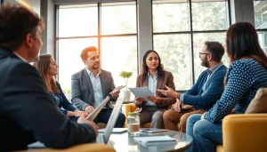 카드 현금화를 설명하는 전문가와 고객의 대화 장면