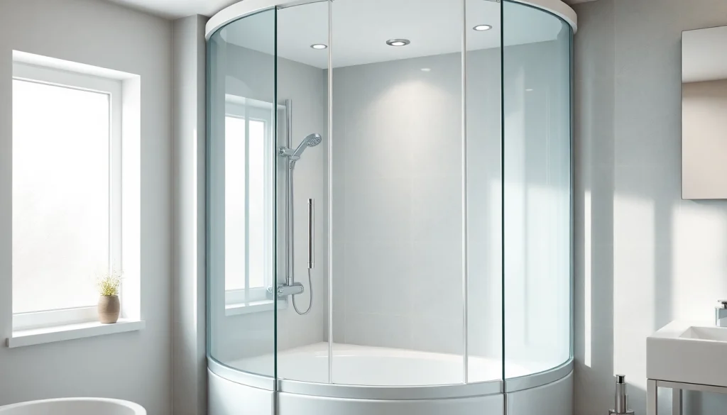 Finden Sie die elegante sonni Duschkabine, die einen modernen Badezimmerstil optimiert.