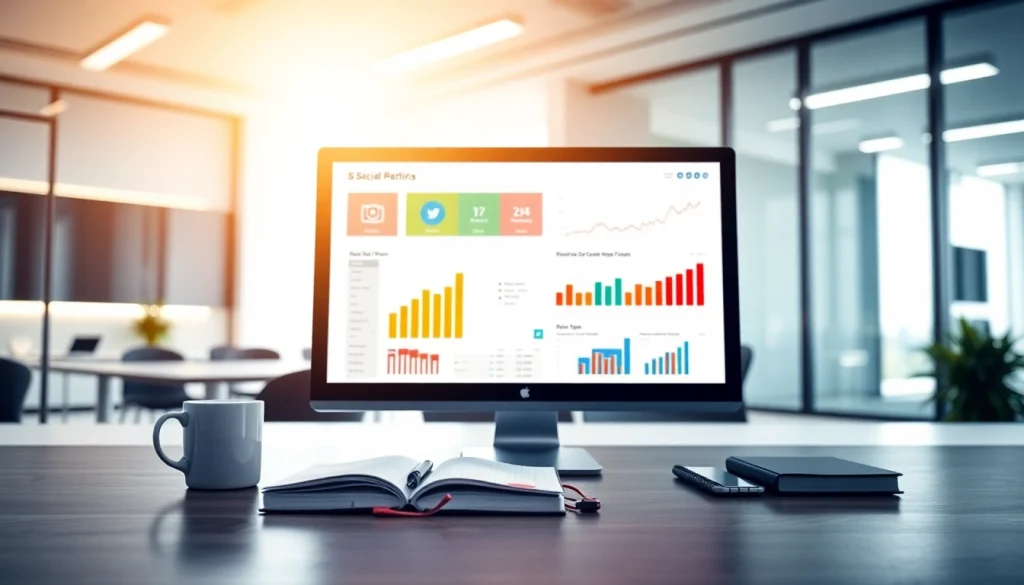 Analyzing metrics for the best smm panel in a professional workspace.