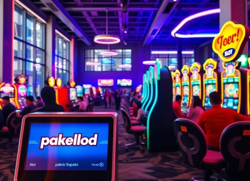 Menangkan pakde4d slot dengan keberuntungan di ruangan permainan slot yang ceria.