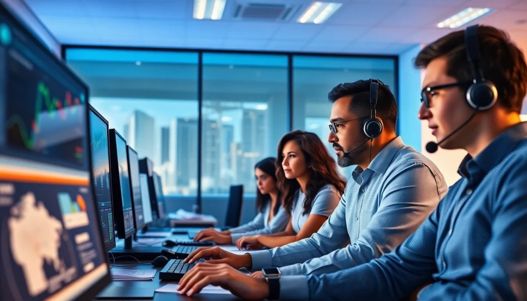 Reduce IT Downtime Tampa: Professional IT support team in a modern office reducing system issues.