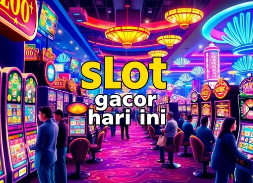 Menangkan slot gacor hari ini dengan mesin slot berwarna-warni yang memikat di kasino.