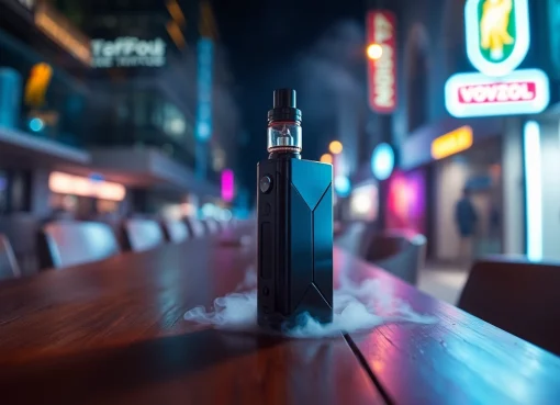 Genießen Sie vozol mit modernem Design und köstlichem Dampf in stimmungsvollem Ambiente.