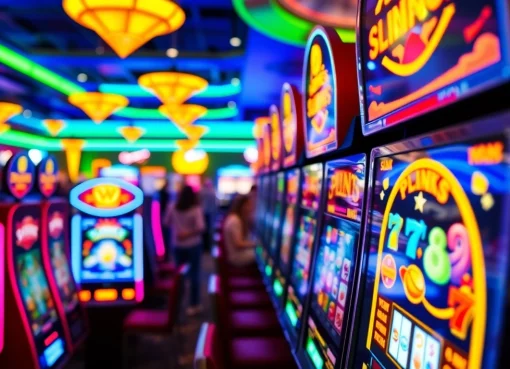 Memenangkan hadiah menarik di plink slot dengan mesin slot yang cerah dan berwarna-warni.