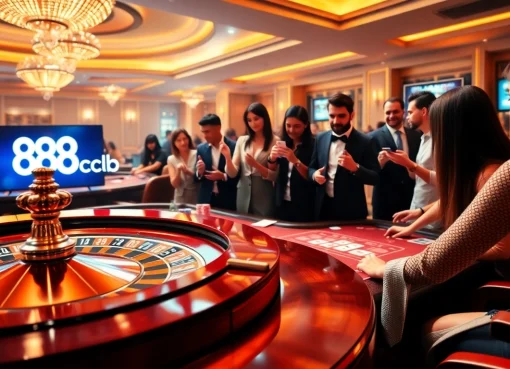 Players enjoying a luxurious online gambling experience at 88clb's interactive casino.