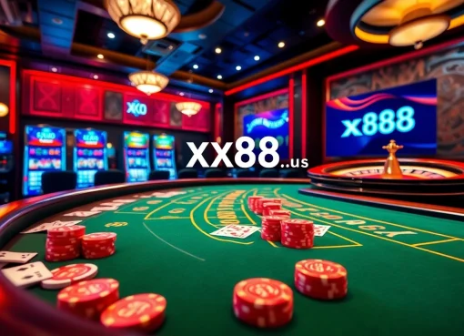 Experience vibrant baccarat gameplay and casino excitement at https://xx88.us/, highlighting thrilling card action and luxury.
