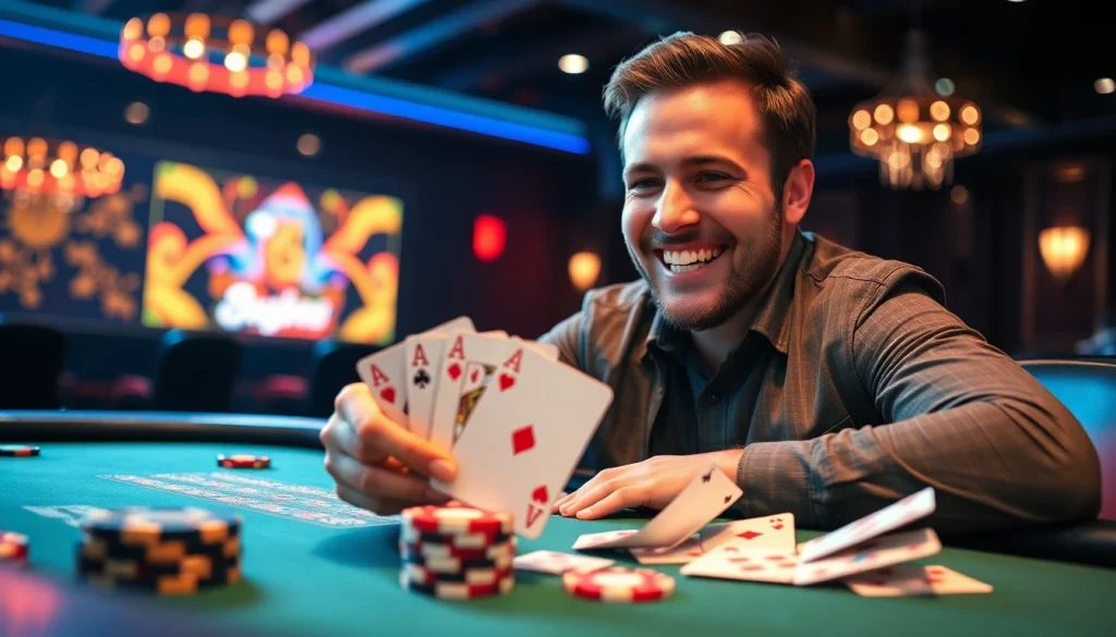 Descubra a emoção da melhor casa de apostas do brasil com um jogador triunfante no cassino ao vivo.