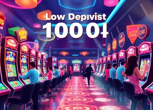 Menggambarkan situs deposit 1000 dengan tema kasino dan slot yang menarik.