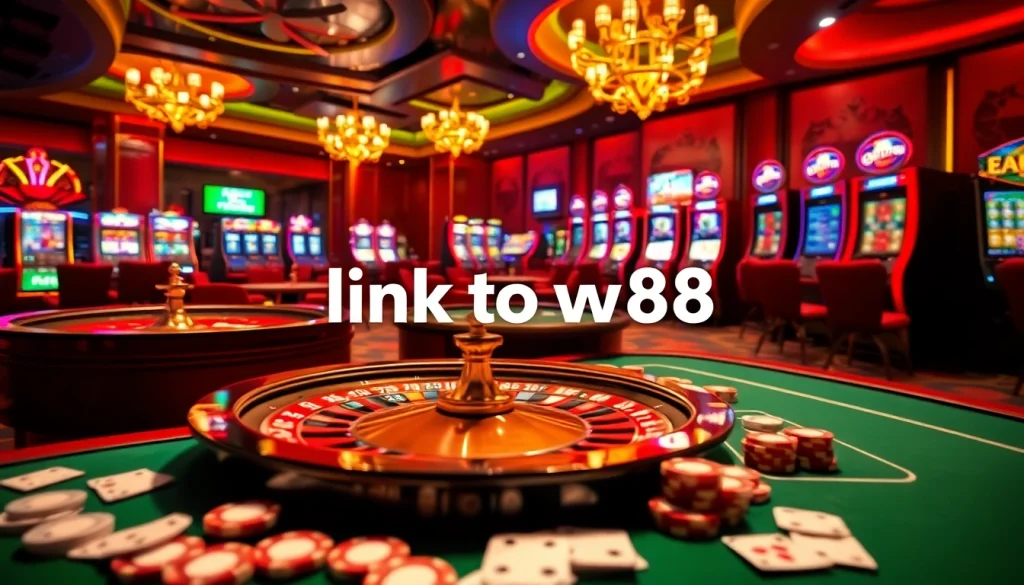 Experience vibrant casino excitement with link to w88 at the forefront of thrilling games.