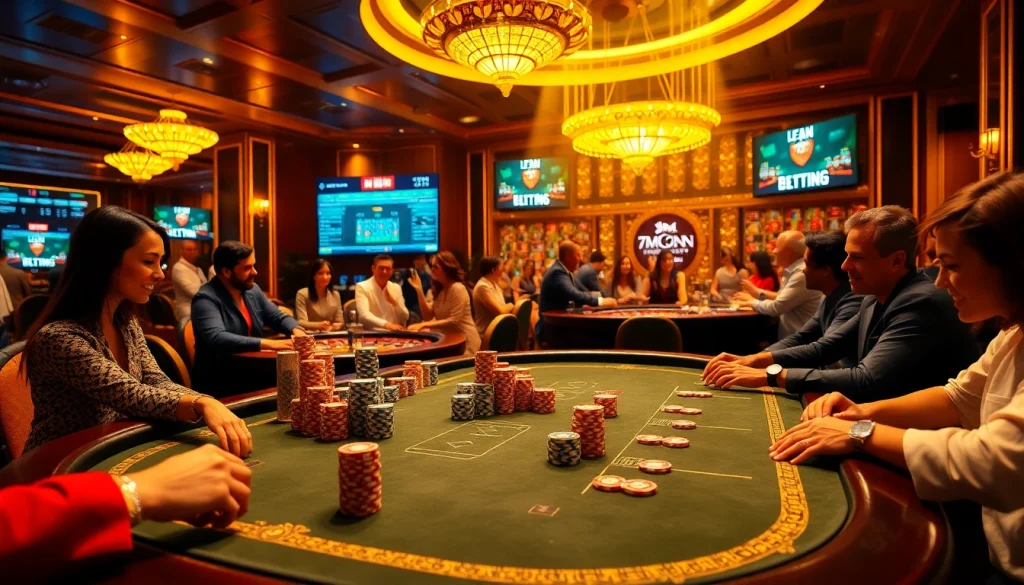 Experience dynamic gameplay at 7m cn with vibrant casino tables and engaging poker action.