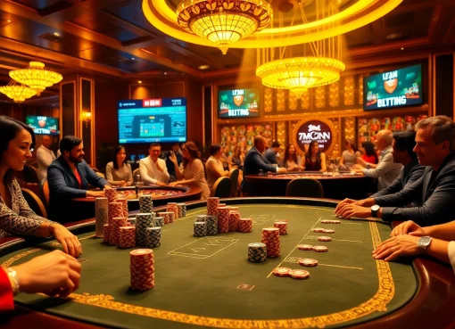Experience dynamic gameplay at 7m cn with vibrant casino tables and engaging poker action.