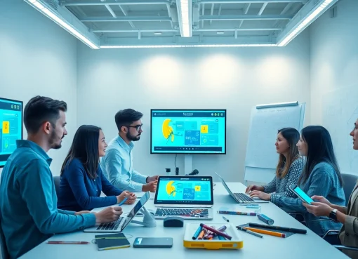 Demonstration of the Nano Banana AI image editing tool in a modern workspace.