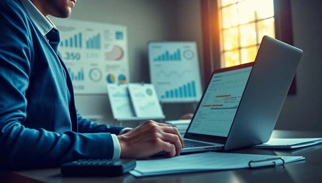 신용카드 현금화 전략을 검토하는 전문가와 사무실 환경의 이미지