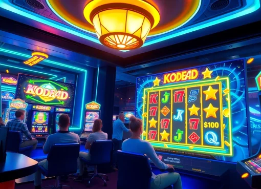 Kode4d slot gaming environment with vibrant graphics and user interaction.