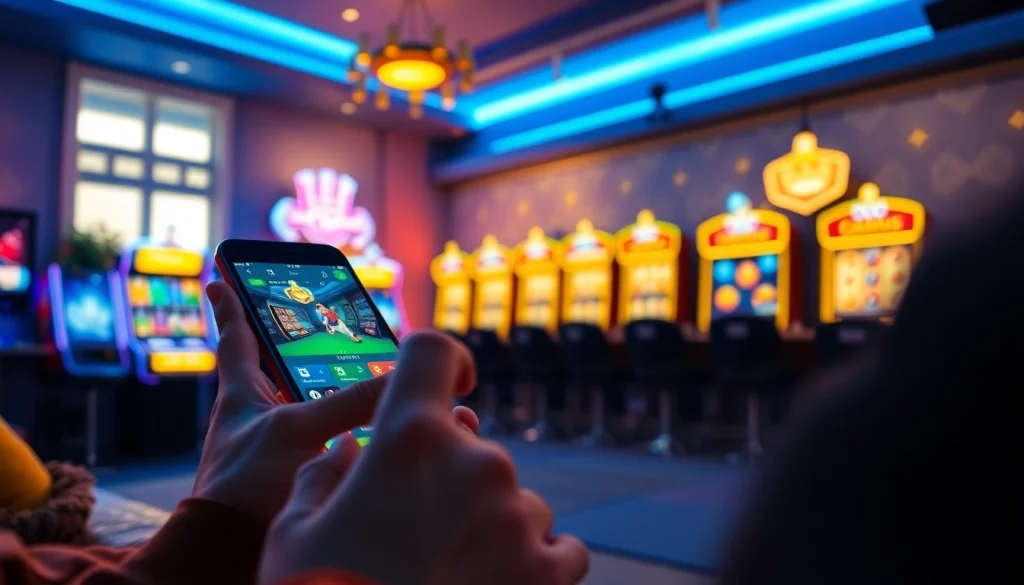 Engaging with the luck8win.live app, showcasing diverse online betting options.