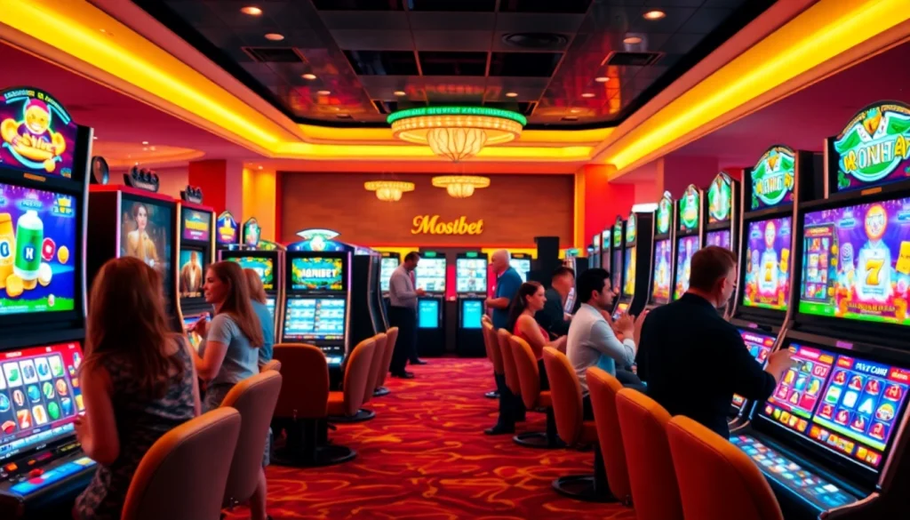 Mostbet depozit bonusu ilə pulsuz mərcləri təmin edən kazino mühiti