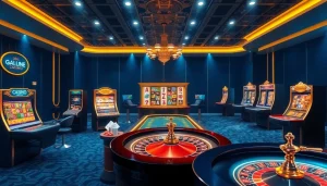 Engage with the exciting features of trang chủ 88vv, showcasing vibrant casino games and luxury elements.