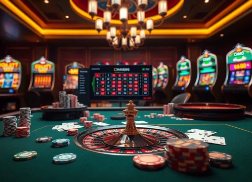 CM88 Casino: Experience the excitement of poker and roulette in a luxurious setting.