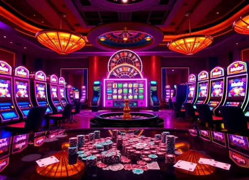 Experience high-stakes gameplay at the idnslot casino with thrilling slot machines and poker tables.