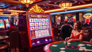 Experience the thrill of a slot demo mahjong game with vibrant casino visuals and engaging gameplay.