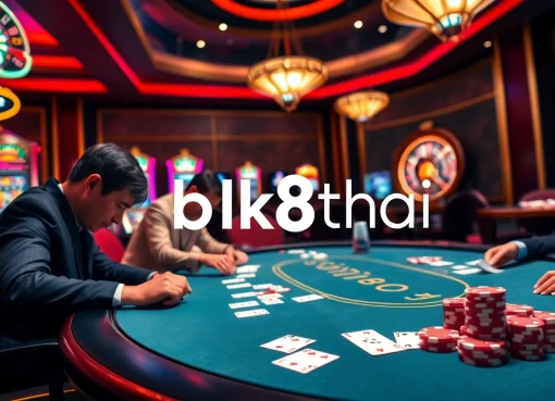 Experience thrilling poker action at bk8thai's luxurious online casino.
