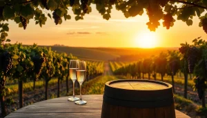Enjoy scenic views and exquisite wines at Winery Sacramento's beautiful vineyards.